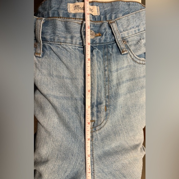 Madewell The Perfect Summer Jean in Light Wash, 100% Cotton, Size 23 - Picture 9 of 10